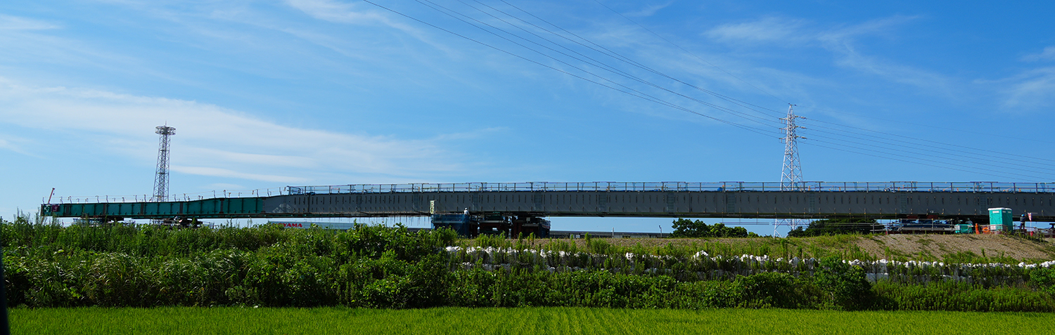 静岡県 新塩新田橋上部工でMRや4D架設シミュレーションを活用