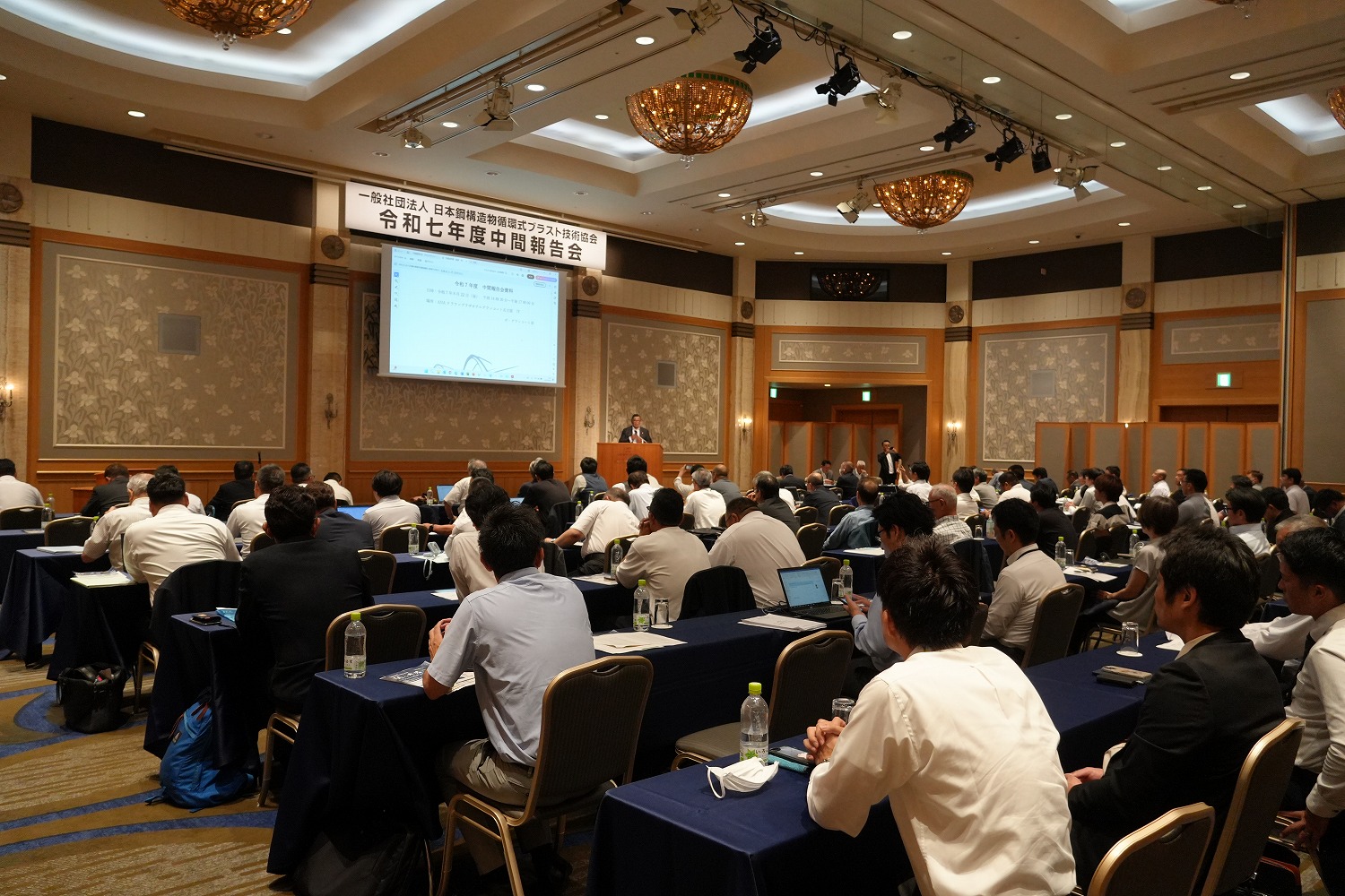 日本鋼構造物循環式ブラスト技術協会　施工実績は昨年度比17%増の476,977㎡