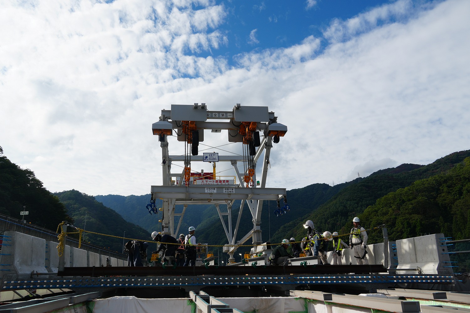 NEXCO大規模更新シリーズ⑤　関越自動車道阿能川橋および土樽橋の大規模更新